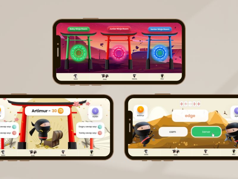 Дизайн приложения для изучения иностранного языка через дуэли - View 3